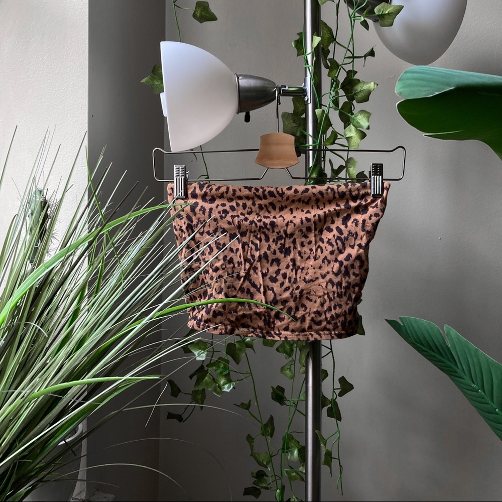 Urban outfitters leopard tube top